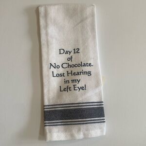 All occasion funny kitchen towel 24x16 NEW with tags